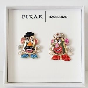 Disney Pixar Toy Story X Baublebar Mr. & Mrs. potato head earrings NIB